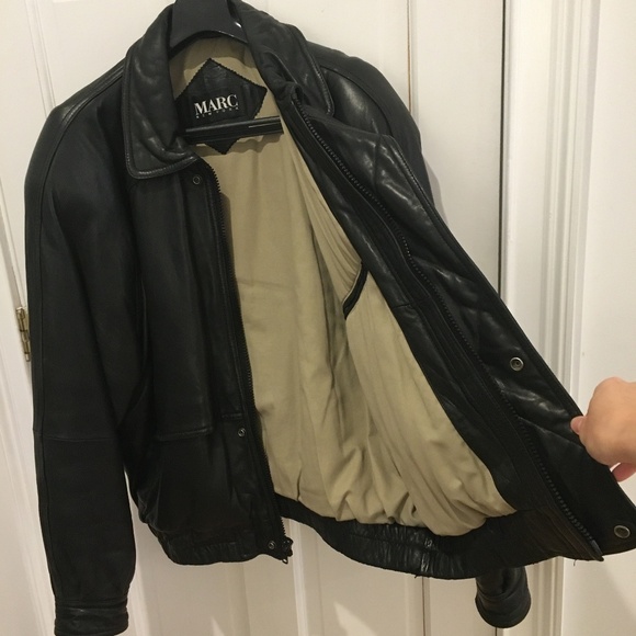 Vintage Marc New York leather Jacket Large - Picture 6 of 8